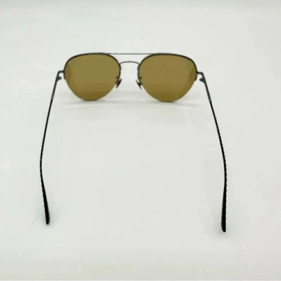 Bottega Veneta Unisex Sunglasses - Silver Metal Aviator Frame | BV0247S main image 5